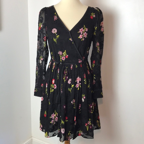 kate spade Dresses & Skirts - Kate Spade In Bloom Chiffon Mini Dress NWT 4